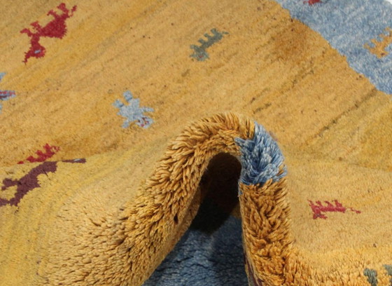 Image 1 of Alfombra persa original Gabbeh Ghashghai alfombra oriental 183 cm x 140 cm natural antiguo