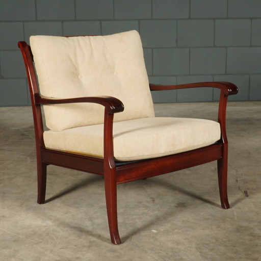 Vintage armchair - mahogany - 60s/70s