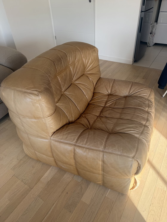 Image 1 of Kashima-Sesselrosette, Havanna-Leder