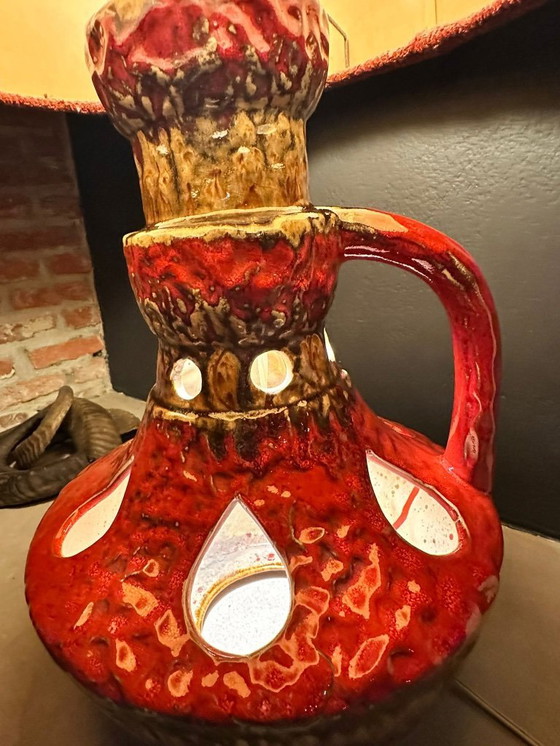 Image 1 of Ceramic Fat Lava floor lamp West Germany