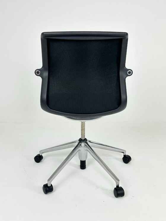 Design chair Vitra Unix, Swivel chairs, Textile, Black (photo 3 of 10)