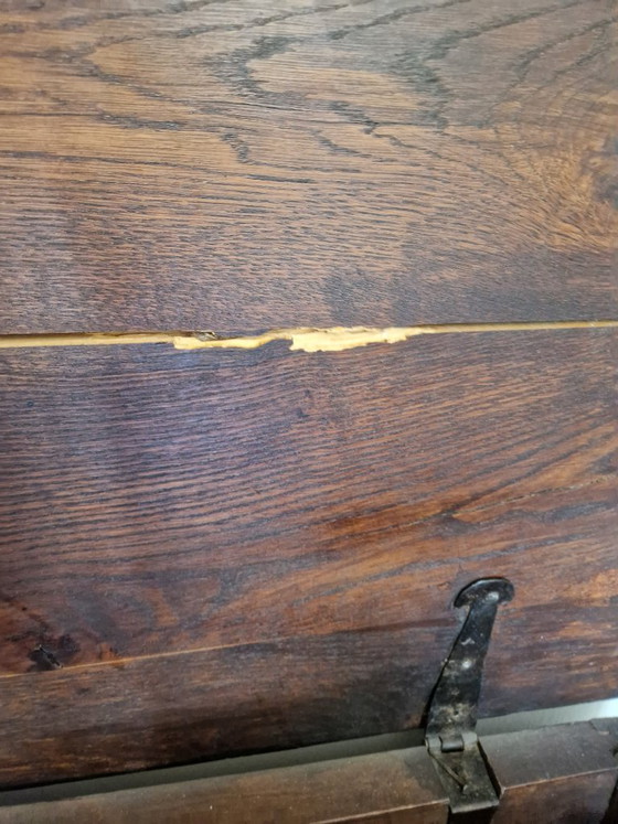 Arcón antiguo de roble – Armarios de almacenamiento, Madera (photo 8 of 8)
