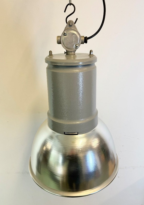 Image 1 of Industrial Italian Aluminium Pendant Lamp from Fael Luce, 1970s