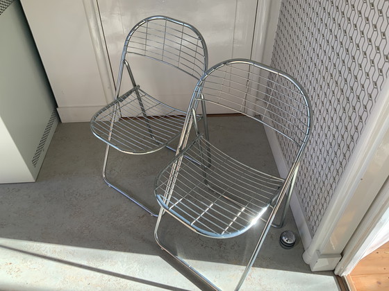 Image 1 of 6 Aland inklapbare draadstoelen
