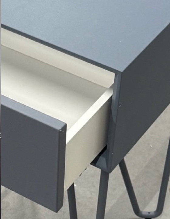 2 x comodini pixel grigio freddo Auping – Wood, Metal (photo 9 of 9)