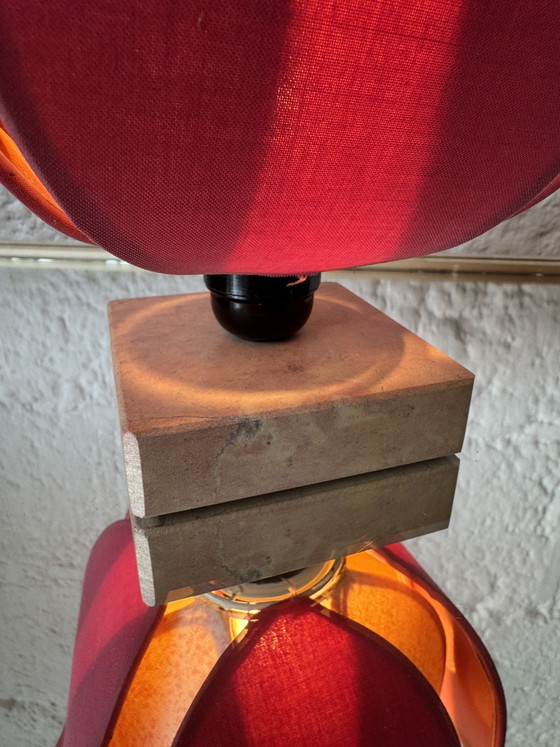 Image 1 of Vintage Lotus Flower Lamp