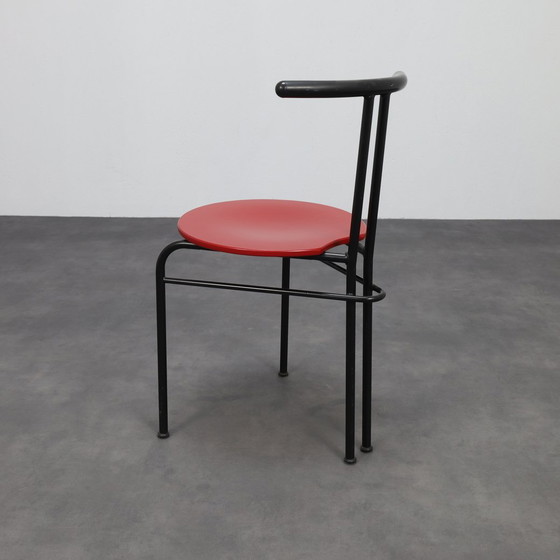 Image 1 of Satz von 4 postmodernen Esszimmerstühlen, 1980er Jahre