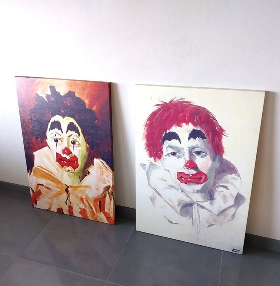 Image 1 of Julklapp Christmas Original   Expressionist Acrylic Canvas  Modern Art Wall Decor – Bold Emotional Portrait” 2 Silvio Pian