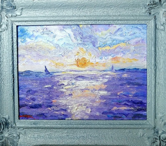 Image 1 of Johannes Dijkstra 'Paterswoldsemeer' oil on panel