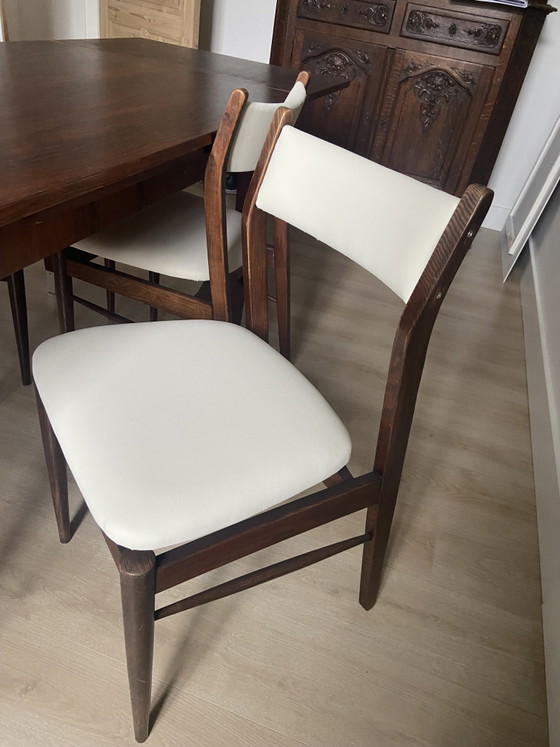 Midcentury table and chairs – Dining tables, Metal, Wood (photo 4 of 5)
