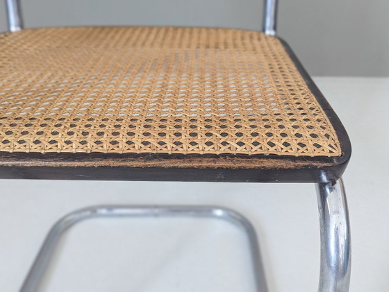 Image 1 of Bauhaus Tubular Steel Armchair K 17 by Robert Slezák, 1930s