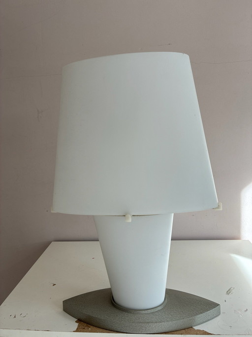 2x Fontana Arte Lampade da tavolo bianche