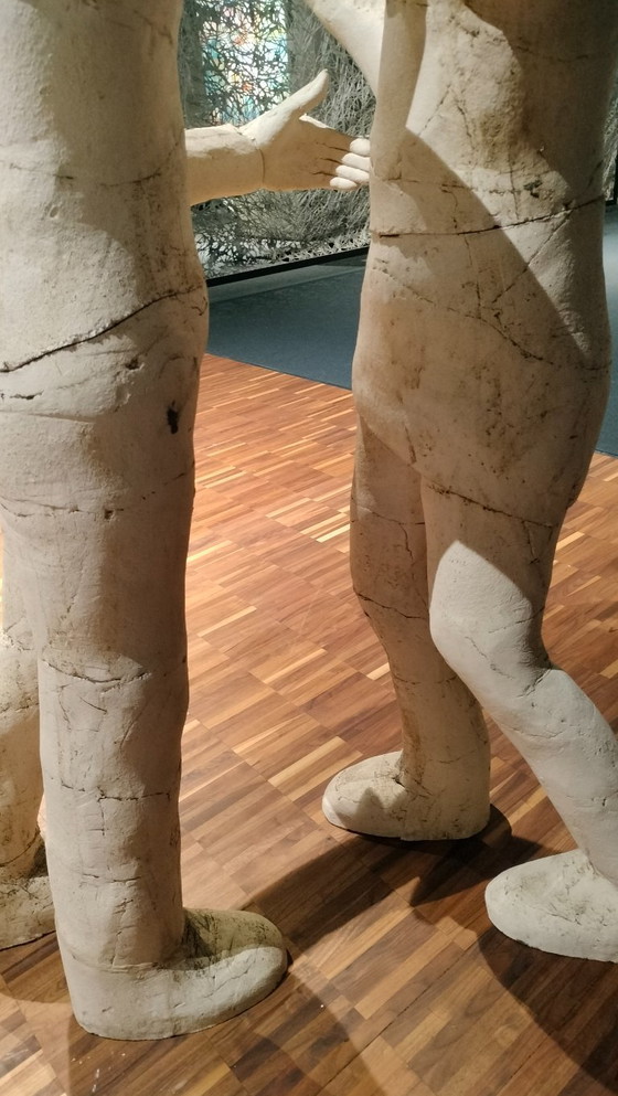 Sjer Jacobs Keramikskulpturen "Tanzendes Paar" – Bildhauerei (photo 5 of 6)