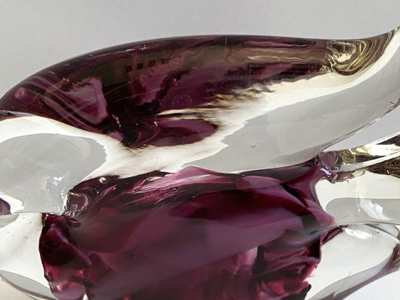 Image 1 of Escultura Sujeto Figura Conejo Zoomorfo en Vidrio Hecho en Malta Mdina Arte Decorativo