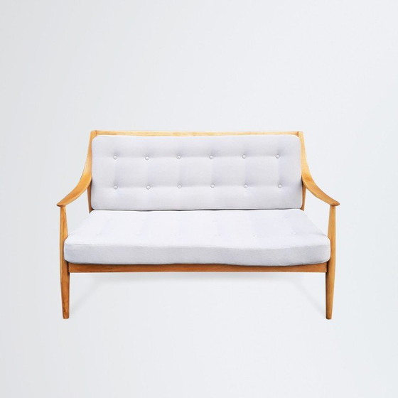 Image 1 of Vintage 2-seater sofa by Peter Hvidt and Orla Mølgaard-Nielsen for France and Daverkosen, Denmark 1950s