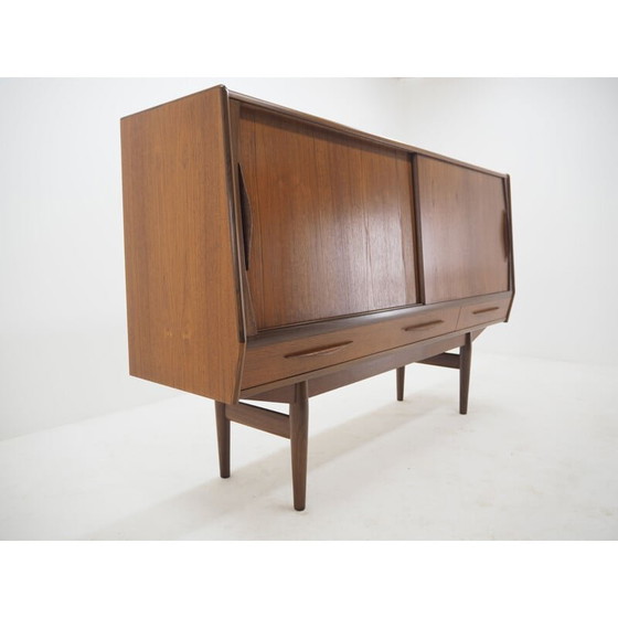 Image 1 of Vintage Teak Highboard, Danish 1960s