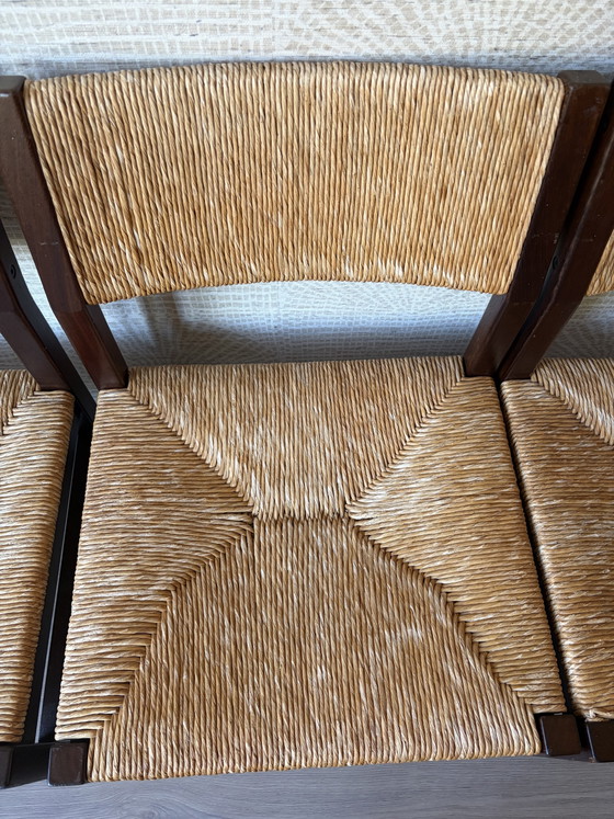 Image 1 of 4x Cees Braakman Pastoe stoelen 