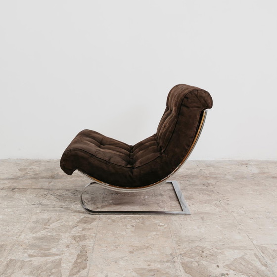 Image 1 of Fauteuil design Renato Balestra Cinova 1973, acier chromé, antiquités modernes