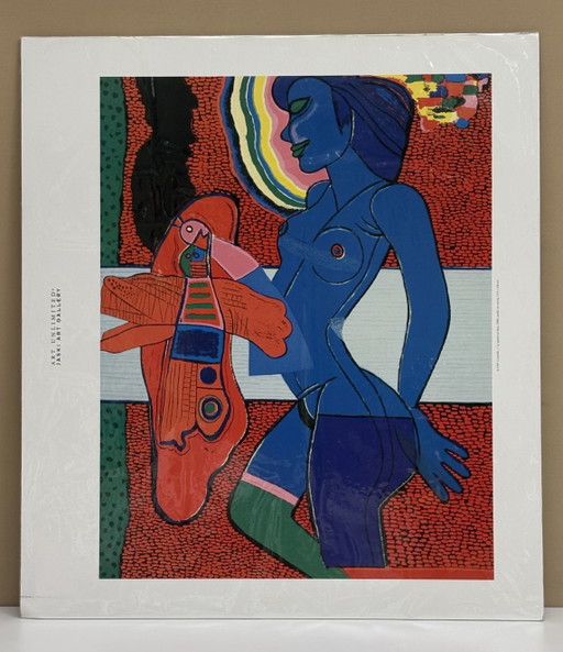 Stampa vintage Le grand nu bleu Corneille Serigrafia Jaski Art Gallery Amsterdam