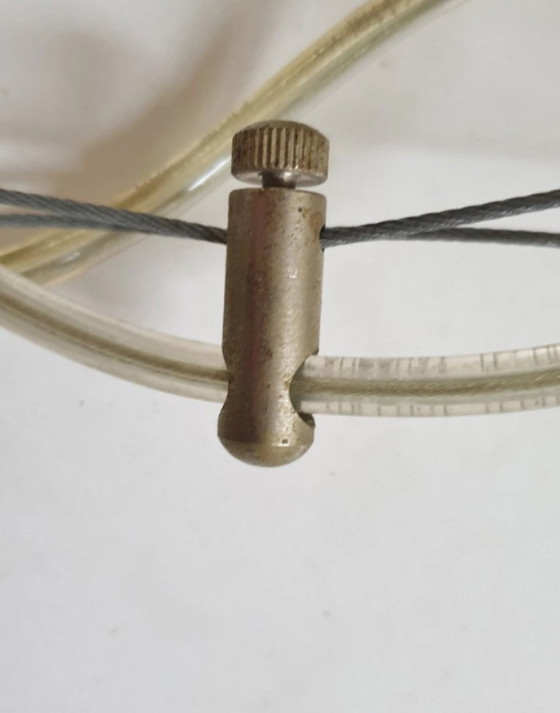 Image 1 of 2 large pendant lamps - Murano glass - model Fazeletto