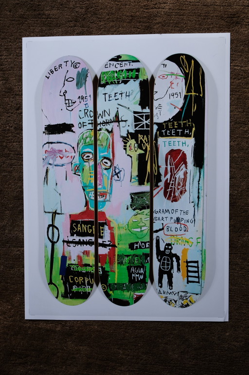 Jean-Michel Basquiat "Skateboard" Poster