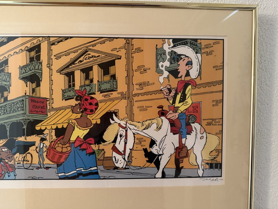 Lucky Luke Siebdruck – Kunstdrucke, Glass, Metal (photo 5 of 8)