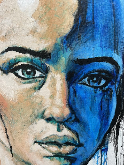 Melody - painting in acrylic paint