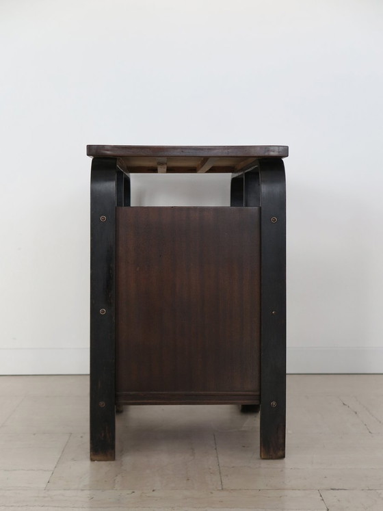 Small desk by Giuseppe Pagano for Gino Maggioni, Italy, 1940s, Desk lamps, Metal (photo 4 of 13)