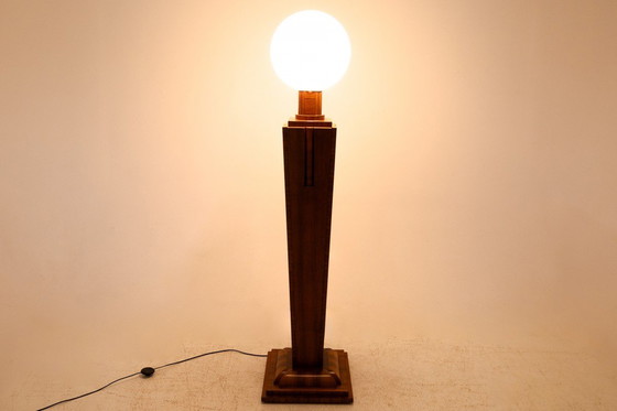 Image 1 of Lampadaire Art déco de Pologne, années 1950