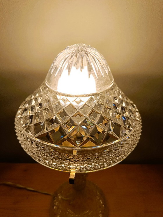 Image 1 of Cut glass lamp dating from the 1930s
