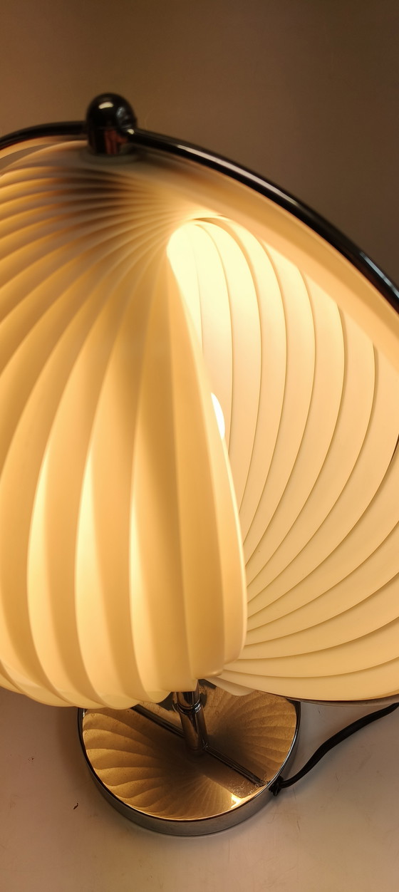 Image 1 of Kare design years vintage moon slat table lamp verner Pantone style