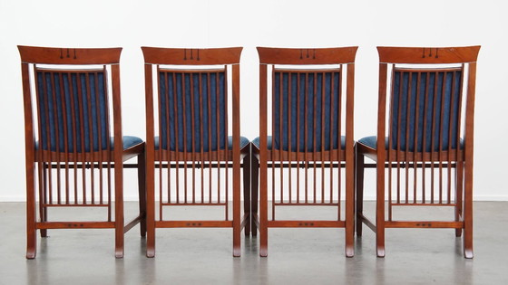 Image 1 of 4x  Art Deco eetkamerstoel van Schuitema uit de Decoforma serie