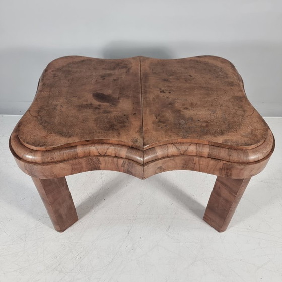 Mesa de madera Art Déco, años 40 – Mesas de comedor (photo 12 of 13)