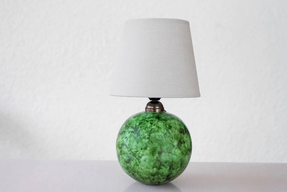 Image 1 of Scandinavian Art Deco table lamp in ceramic by Erik Mornils for Nittsjö, 1930s
