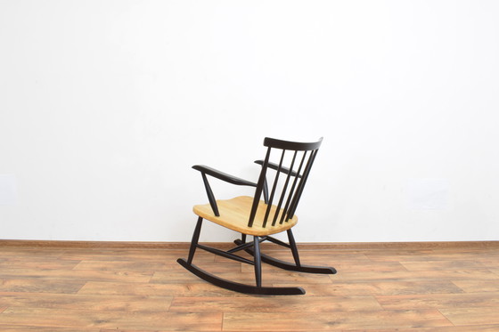 Image 1 of Fauteuil à bascule suédois Mid Century, années 1960.