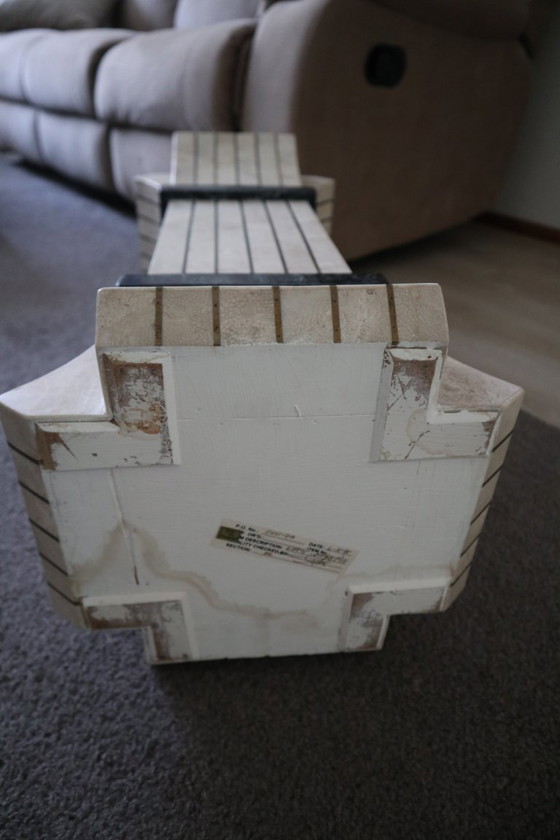 Image 1 of Maitland Smith Tesselated Pie Stall - Usa, 1980s