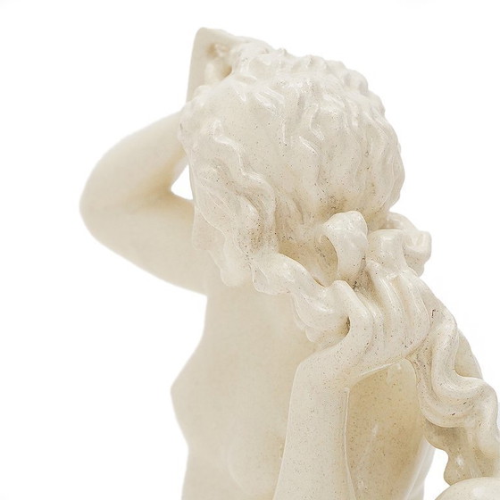 Image 1 of Escultura "Venus de Rodas" en cerámica esmaltada blanca de Icaro Rodi, años 30