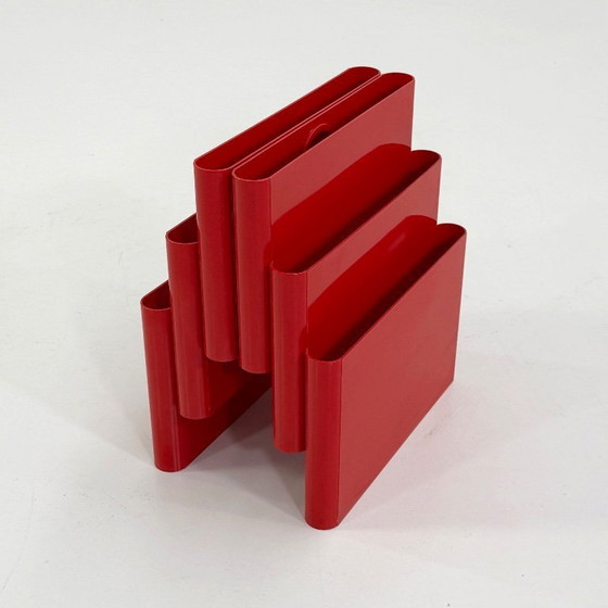 Image 1 of Portariviste rosso di Giotto Stoppino per Kartell, anni &#39;70