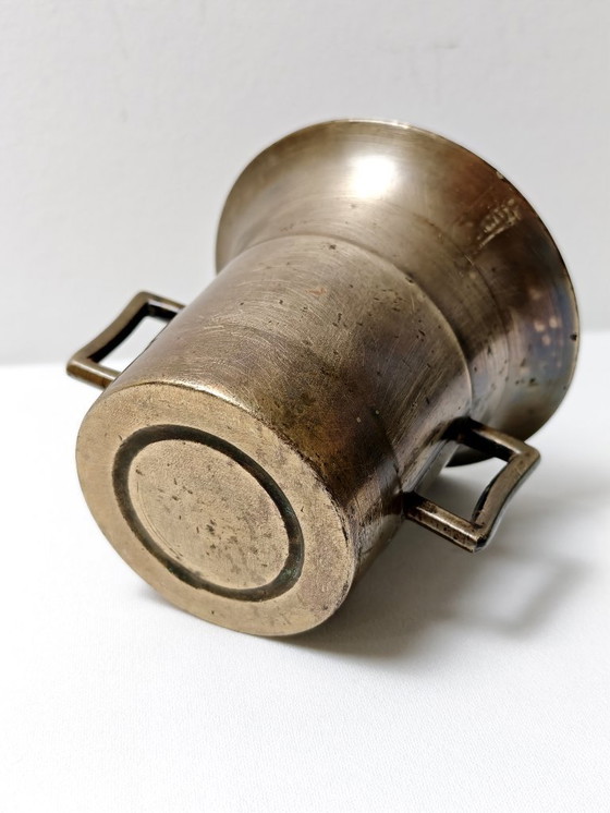 Image 1 of Antique Bronze Mortar and Pestle