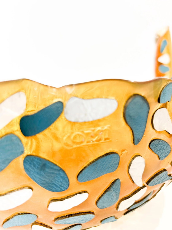 Cesto Frutta NativoCampana in Resina e Cuoio per Corsi di Design 2015 – Oggetti decorativi, Pelle (photo 3 of 8)