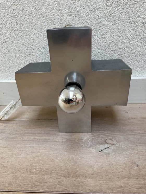 Image 1 of Moot RVS (Wand) Lamp 2 Stuks