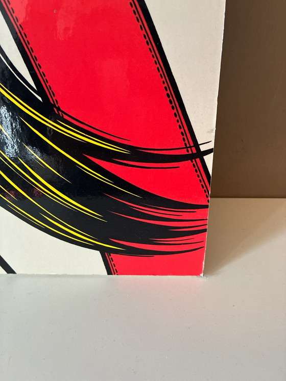 Decorazione murale Pop Art Vintage IKEA Solmyra, "Sssshhh" (1999), Decorazioni murali, MDF, Carta, Nero (foto 4 di 8)