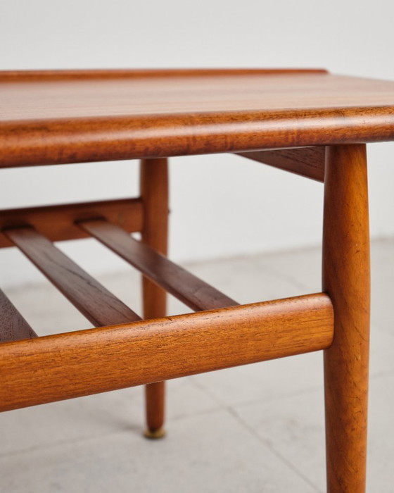 Danish Teak Wood Coffee Table by Grete Jalk, Mid-Century Design 1950s – Glostrup Møbelfabrik (photo 5 of 19)