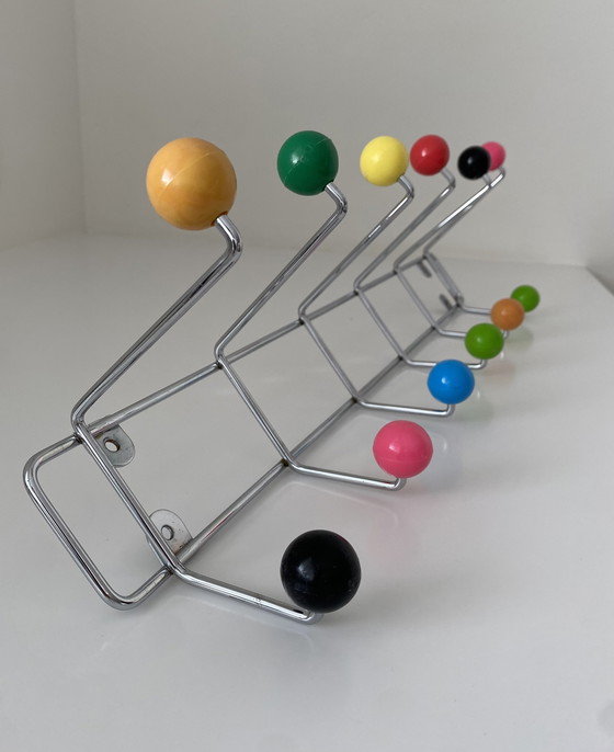 Image 1 of Space-Age Sputnik Wall-Mounted Coat Rack - Vintage Atomic XL
