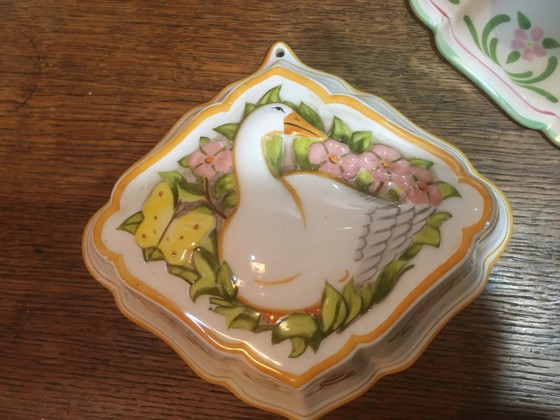 Decorative jelly mold – Table accessories, Porcelain, Vintage (photo 8 of 10)