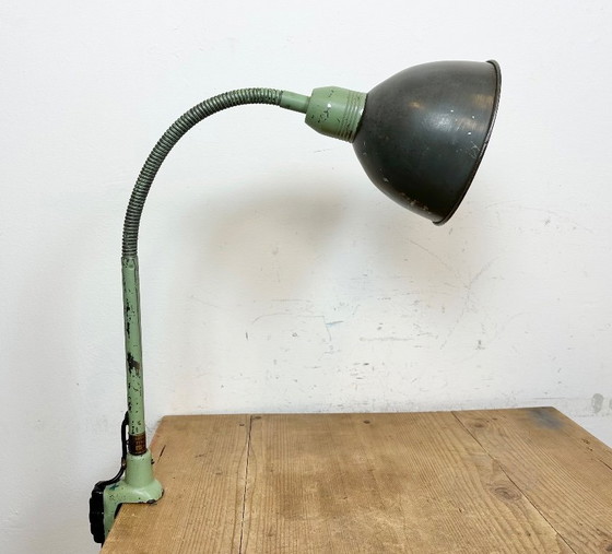 Image 1 of Industrial Gooseneck Table Lamp from Instala Děčín, 1960s