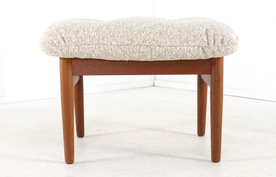 Arne Vodder for France & Son Footstool FD164 Vintage Newly Upholstered – France & Søn, Footstools & poufs (photo 7 of 13)