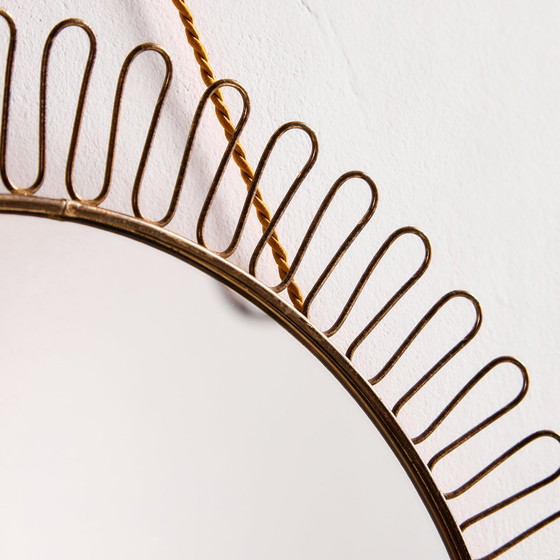 Image 1 of MK10810 Brass framed mirror by Josef Frank