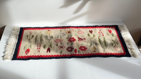 Image 1 of Rollakan Rug, Vintage Tulip Design