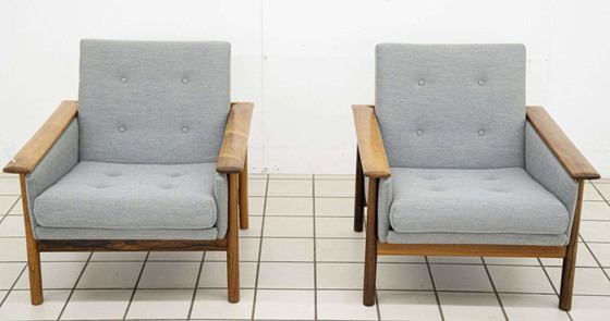 Image 1 of 2x Scandinavian Mid - Century Armchairs